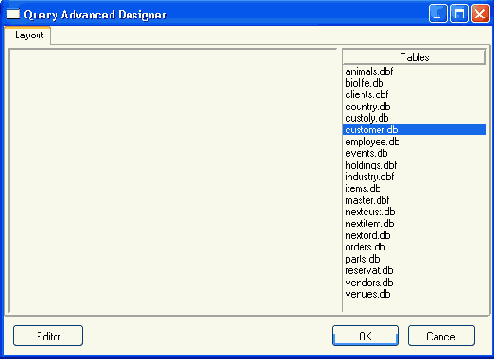  Query Advanced Designer,     